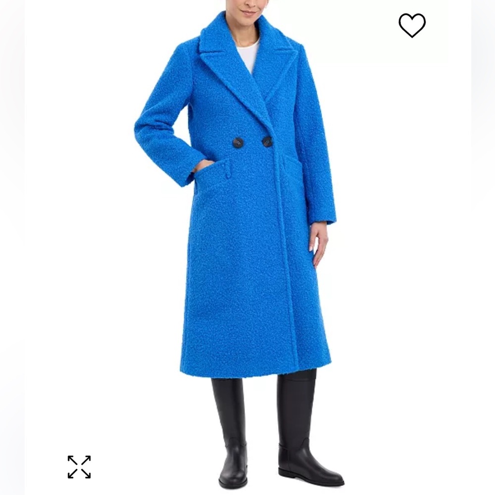 Bcbgeneration Double-Breasted Boucl Walker Coat - image 1